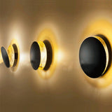 Italian LED Disc Wall Light for Bedroom