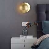 Italian LED Disc Wall Light for Bedroom