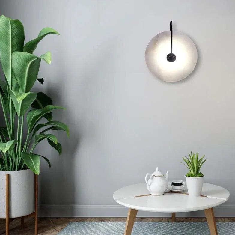 Alabaster Wall Light Led Gold - Clowas