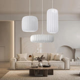 Silk Art Modern Pendant Lights for Living Room