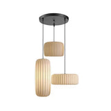 Silk Art Modern Pendant Lights for Living Room