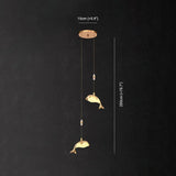Dolphin Design Modern Minimalist Bedroom Pendant Light - Clowas