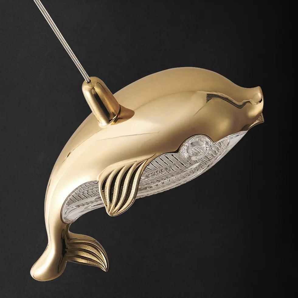 Dolphin Design Modern Minimalist Bedroom Pendant Light - Clowas