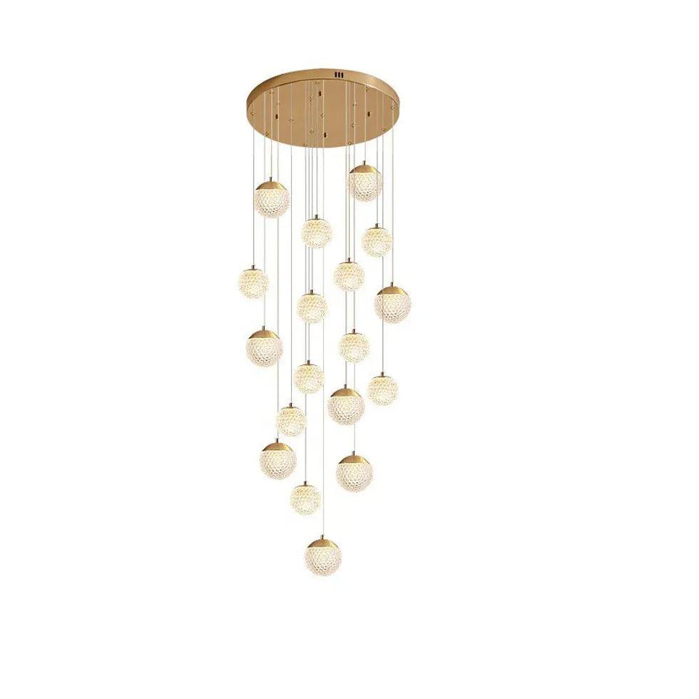 Spherical Multi-Head Luxury Hall Pendant Light - Clowas