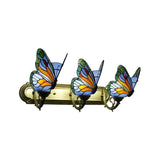 Tiffany Wall Sconce Butterfly Glass - Clowas