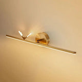 Gold Butterfly Linear Led Bathroom Wall Lights - Clowas
