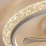 Round LED Ceiling Fan Pendant Light - Clowas