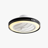 Ring-Shaped Minimalist Bedroom Ceiling Fan Light - Clowas