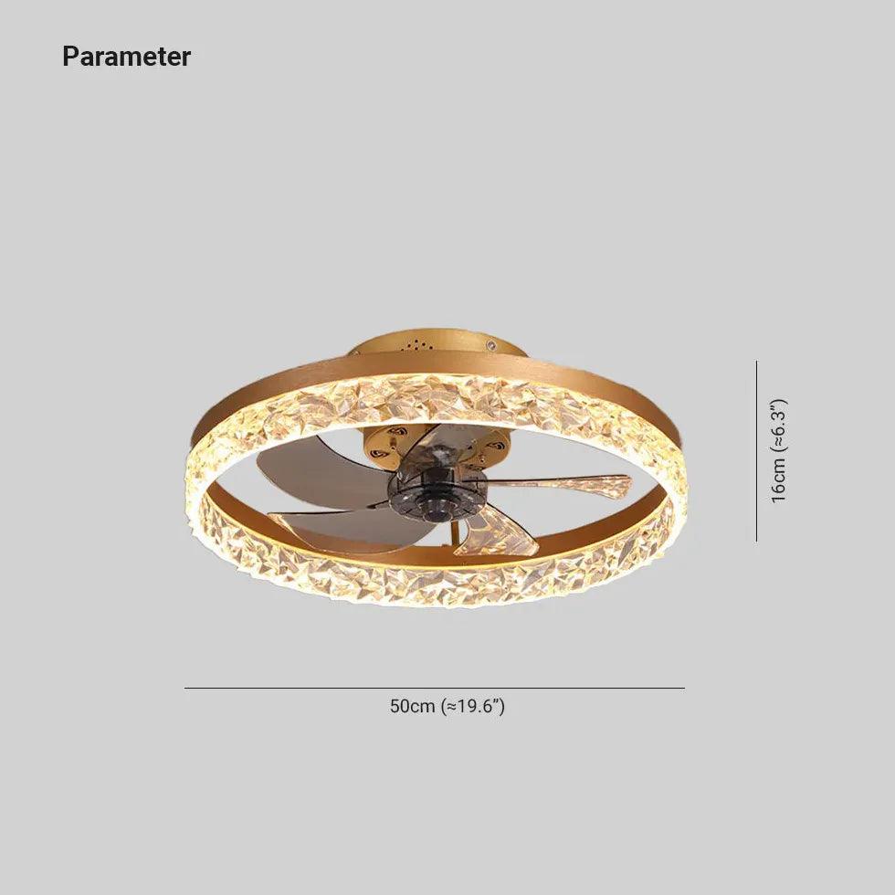 Ring Light Design Ceiling Fan Light - Clowas