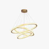 Crystal Gold Ring Modern Pendant Light - Clowas