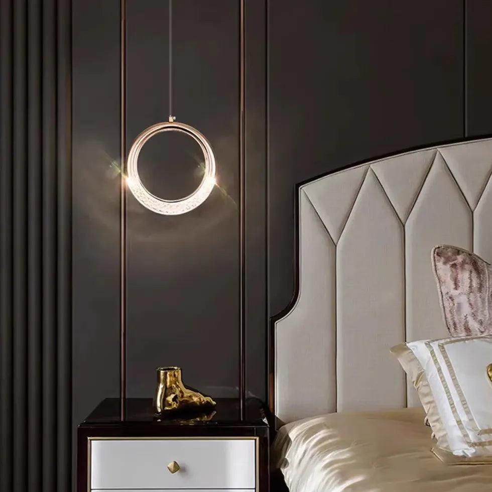 Crystal Single-Head Minimalist Modern Pendant Light - Clowas