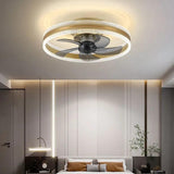 Two-Tone Ring Ceiling Fan with Light - Clowas