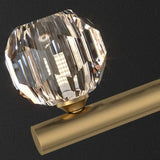 Multi-Head Crystal Linear Modern Pendant Light - Clowas