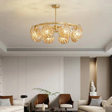 Luxurious Gold Glass for Living Room Pendant Light - Clowas