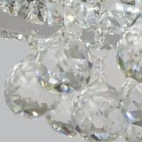 Round Crystal Silver Luxury Modern Pendant Light - Clowas