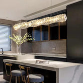 Crystal Linear Kitchen Pendant Light - Clowas