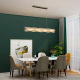 Crystal Linear Kitchen Pendant Light - Clowas