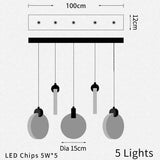 Golden Round Crystal Modern Pendant Light - Clowas