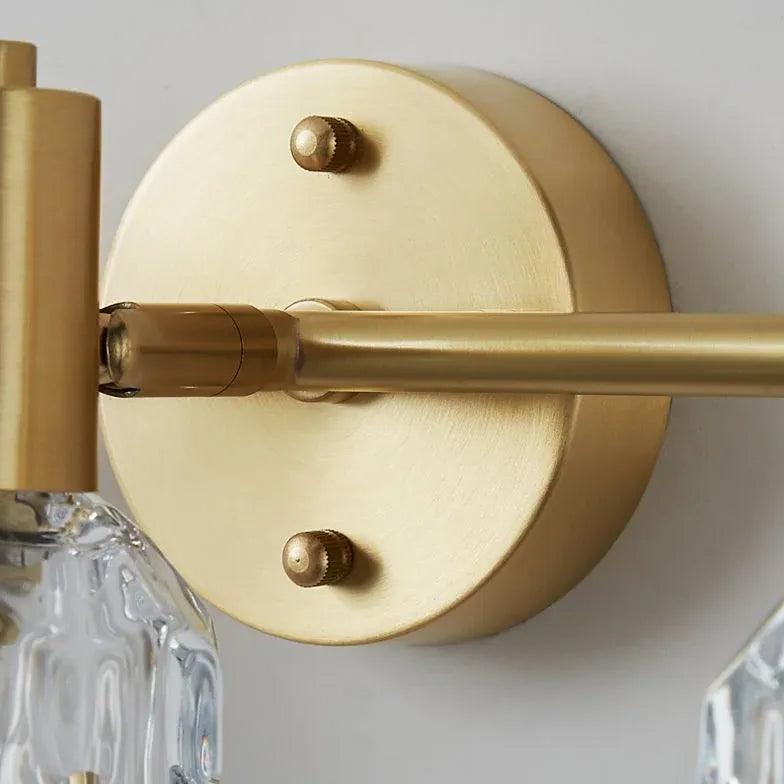 Crystal Gold Modern Bathroom Wall Lights - Clowas