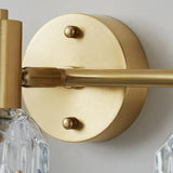 Crystal Gold Modern Bathroom Wall Lights - Clowas