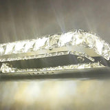 Rectangular Crystal Modern Bathroom Mirror Lights - Clowas