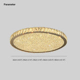 Disc Crystal Modern Luxury Ceiling Light - Clowas