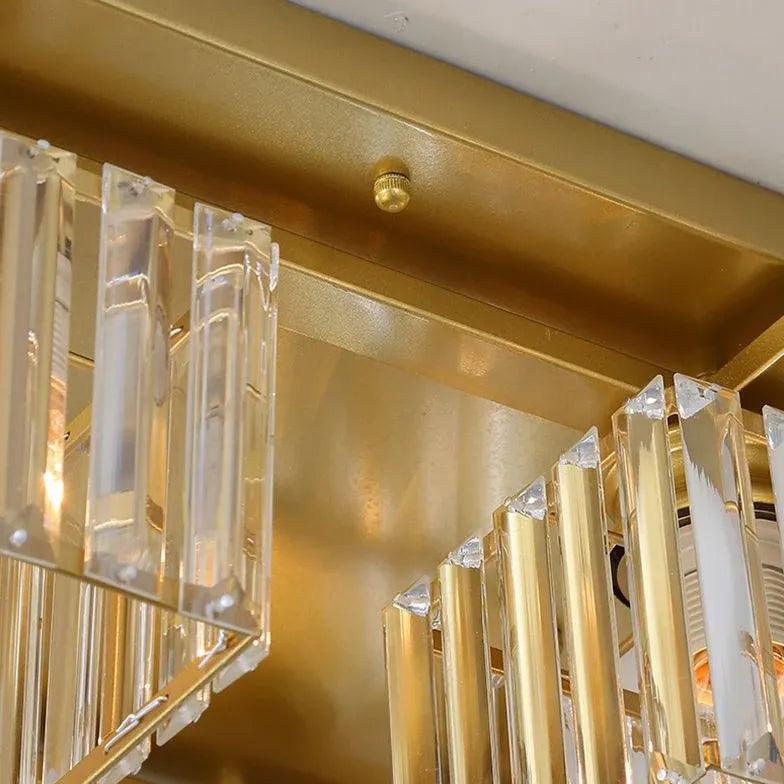 Multi-Head Cube Glass Modern Ceiling Light - Clowas