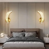 Wing Shaped Crystal Wall ights - Clowas