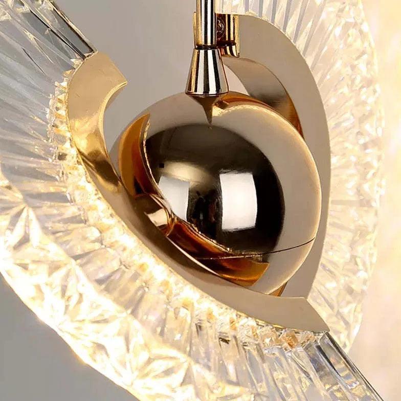 Angel Wings Shaped Crystal Pendant Light - Clowas