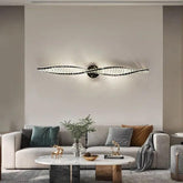 Modern Crystal Wall Light in Brass for Living Room