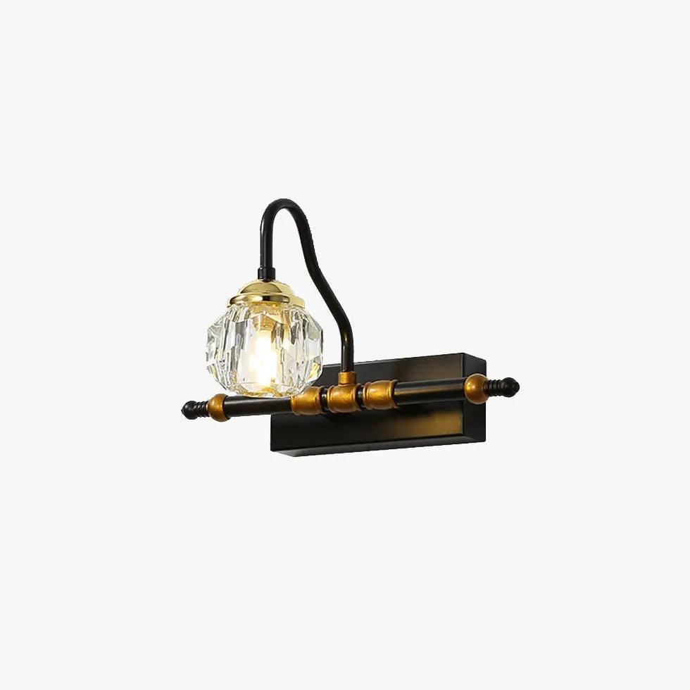 Black Crystal Vintage Bathroom Wall Lights - Clowas