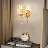 Cylinder Crystal Plug in Wall Lights - Clowas