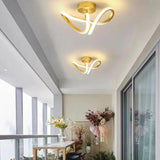 Irregular Two-Tone Ring Modern Ceiling Light - Clowas