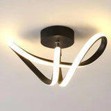 Irregular Two-Tone Ring Modern Ceiling Light - Clowas