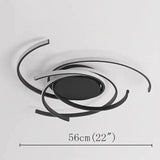 Half-Ring Design for Bedroom Ceiling Light - Clowas
