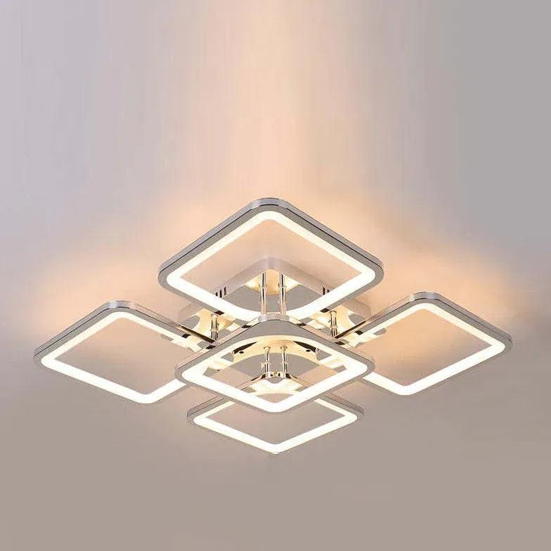 Multi-Square Frame Modern Pendant Light - Clowas