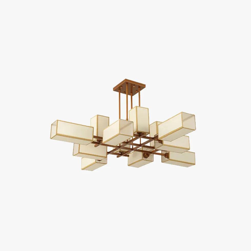 Multiple Rectangular Modern Living Room Pendant Lights - Clowas