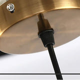 Nordic Striped Gold Glass Pendant Lighting