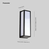 Large External Wall Lights Black - Clowas
