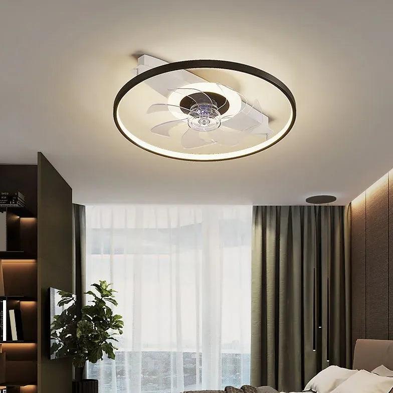 LED Outer Ring Modern Fan Light - Clowas