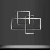 Multiple Rectangular Black Minimalist Pendant Lights - Clowas