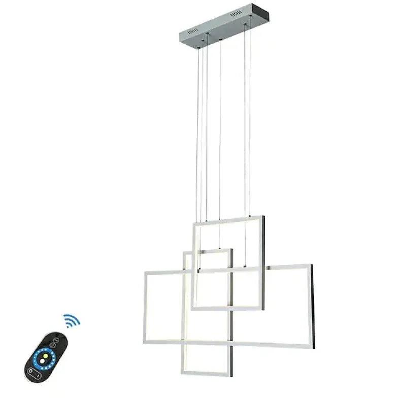 Multiple Rectangular Black Minimalist Pendant Lights - Clowas