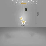 Multi-Head Star Design Modern Pendant Light - Clowas