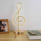 Golden Musical Note Creative Table Lamp - Clowas