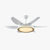 LED White Modern Living Room Fan Light - Clowas