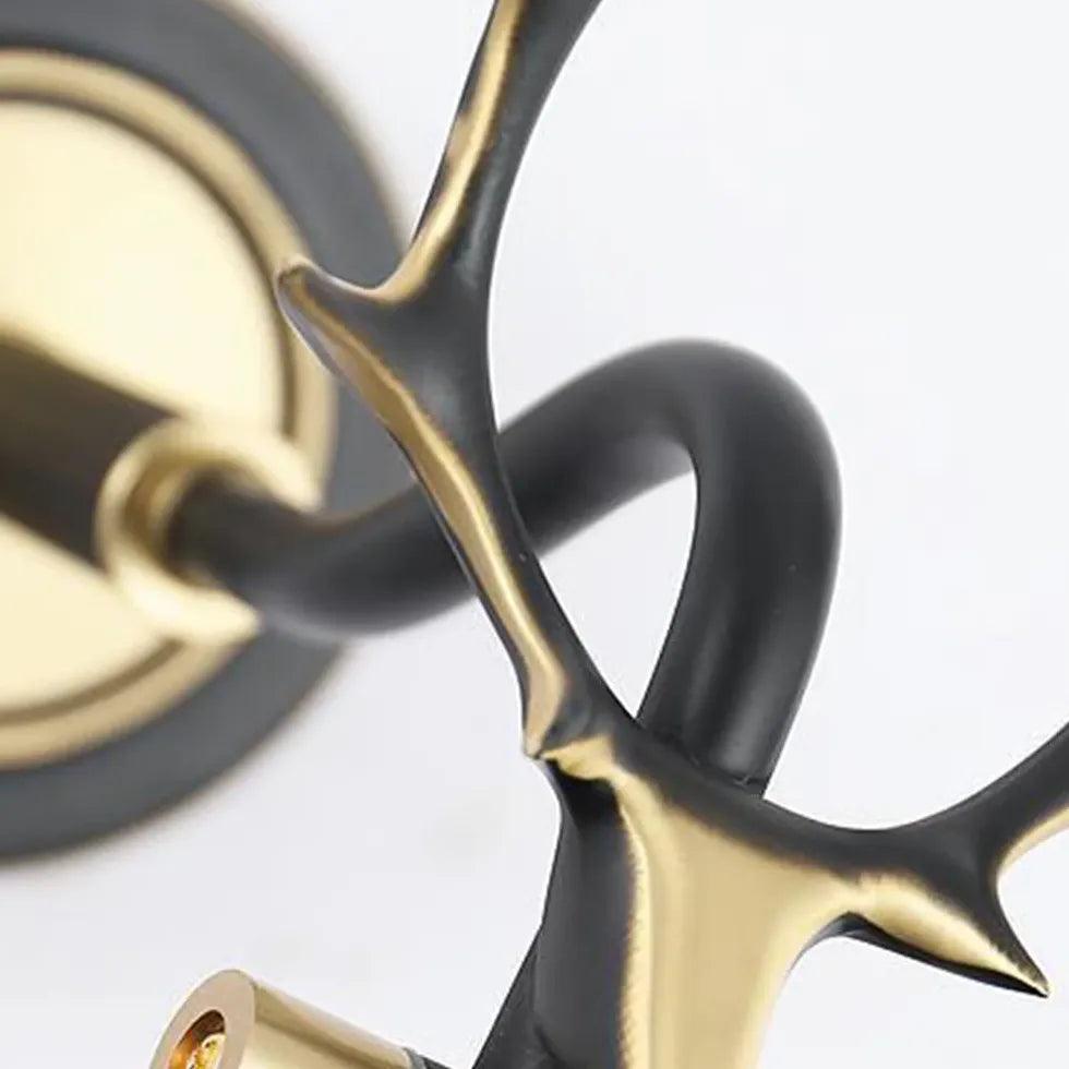 Reindeer Antler Decorations Led Bathroom Mirror Lights - Clowas