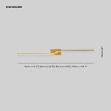 contemporary gold wall lights led - Clowas