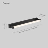 Tube Black Led Bathroom Wall Lights - Clowas