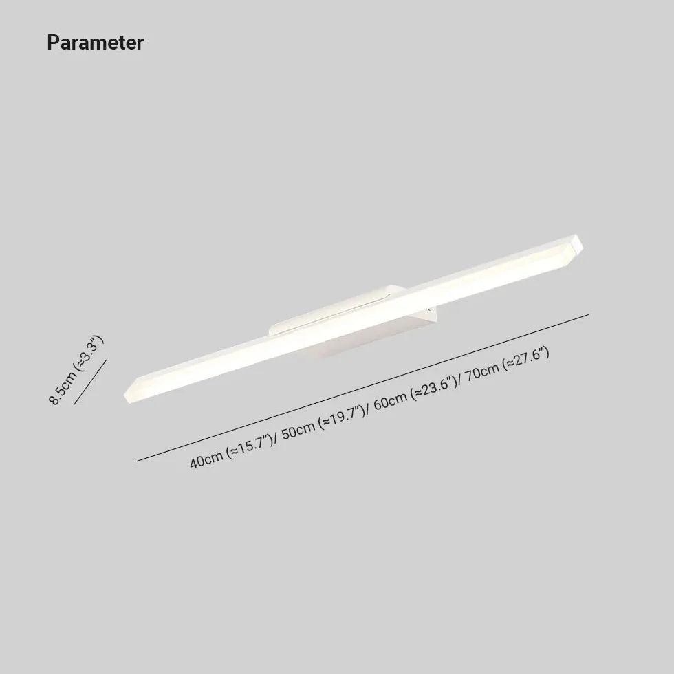 Led Minimalist White Bathroom Mirror Lights - Clowas