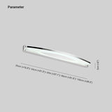 Oval Silver Led Bathroom Mirror Lights - Clowas